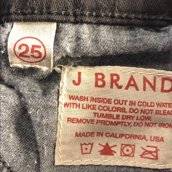 J Brand Black Hewson Jeans Slim Boot. SZ 25 - Picture 7 of 8